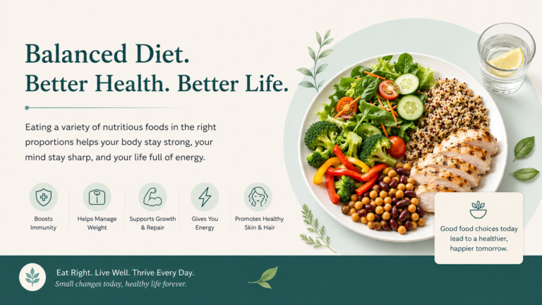 Importance of proper diet and nutrition on a daily basis
