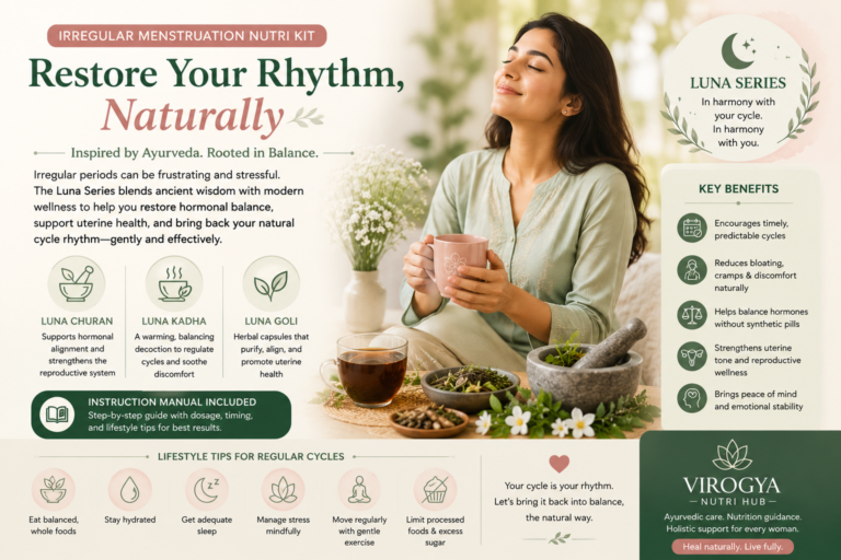 Restore Your Natural Rhythm with theIrregular Menstruation Nutri Kit – LunaSeries
