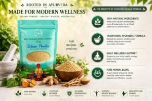 Virogya Selaan Churan | 16 Ayurvedic Herbs for Women's Wellness | 200g